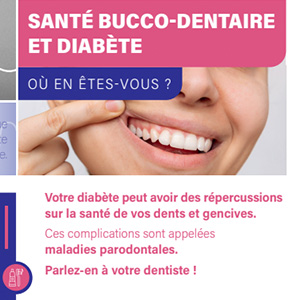 Dépliant-test « Santé bucco-dentaire et diabète : où en êtes-vous ? »