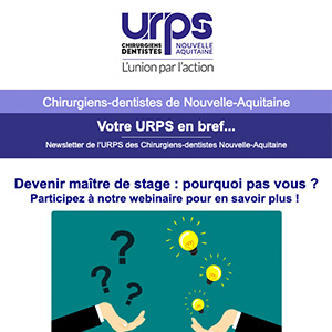 Newsletter URPS CD NA – Juillet 2022
