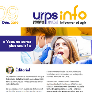 URPS INFO N°09 – DÉCEMBRE 2019